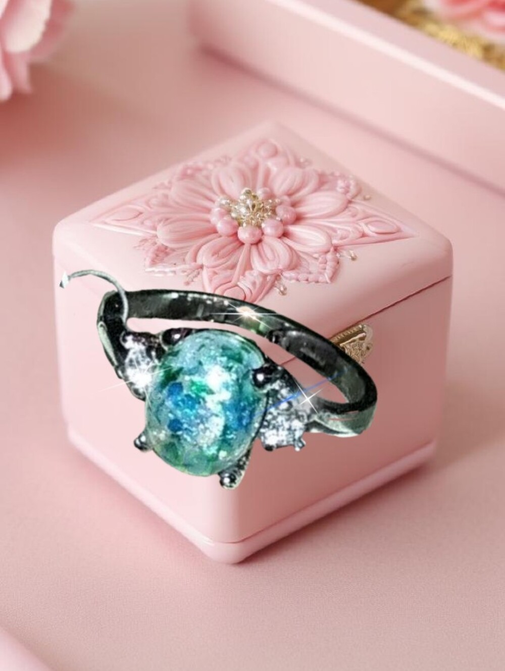 Size 11 Opal Fashion Rings Silver Choice Of One